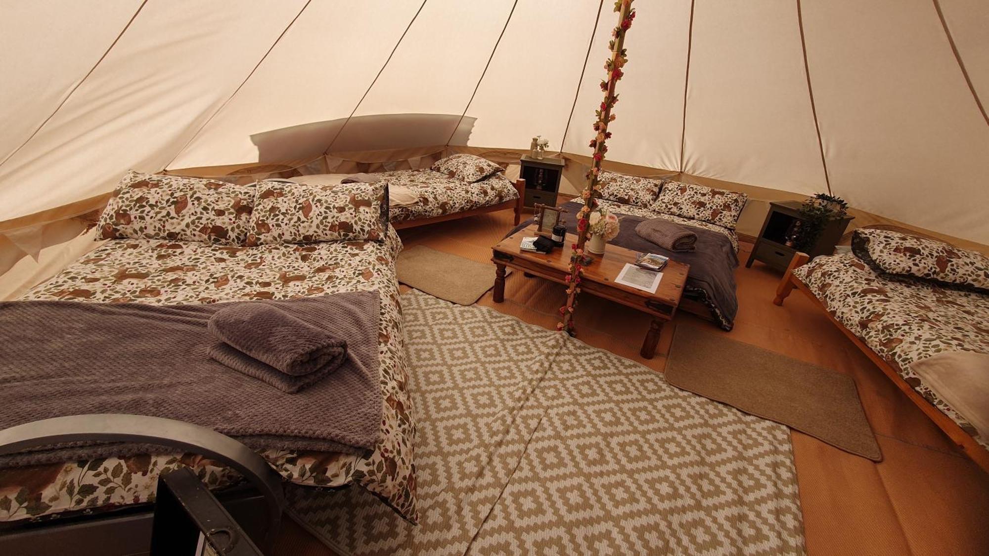 מלון לאנדוברי Calon Y Goedwig Glamping מראה חיצוני תמונה